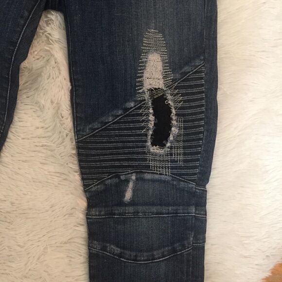 Hudson Biker Motto Zipper Jeans! - Picture 2 of 8